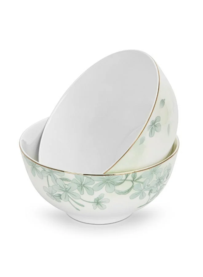 Fissman 2-Piece Bowl 15.5cm 2-Piece Bowls Summer Glint 15.5cm (Fine Bone China)  | Best Price UAE